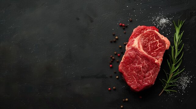 Text about the carnivore diet on a flat lay background