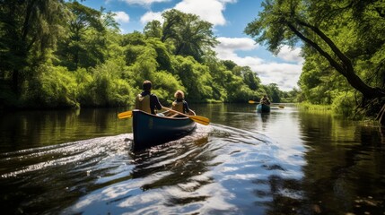 boat on the river