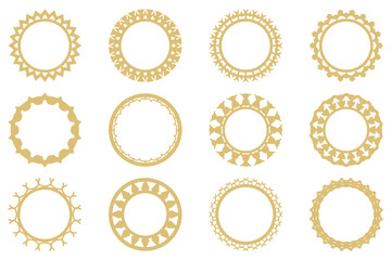 Decorative ornament frame set design