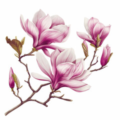 Obraz premium blooming magnolia branch - 1