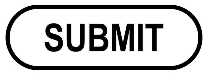 Submit Web UI Button Isolated on Transparent Background. Vector Illustration.