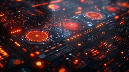 electronic circuit board macro