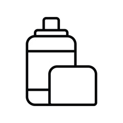 deodorant icon vector design template simple and clean