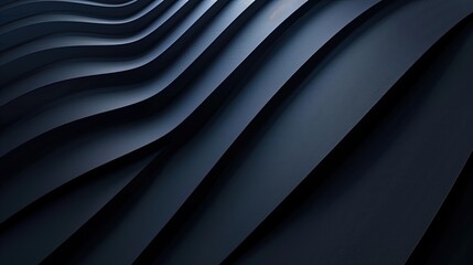 Fototapeta premium Hypnotic Blue Waves: A Gateway to Visual Meditation