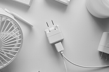 White Charger and Home Appliances