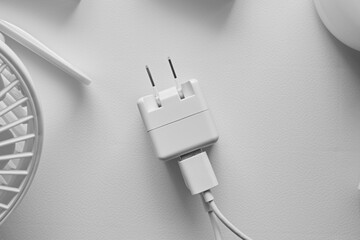 White Charger and Home Appliances