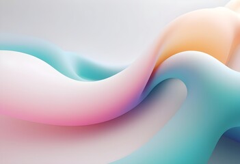 Obraz premium Abstract art blur fluid gradient wallpaper, 3d gradient background