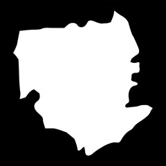 Yerevan map, administrative division of Armenia.