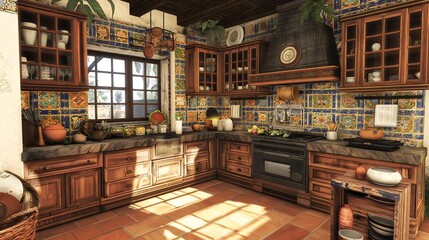 Obraz premium interior of the kitchen