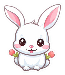 Obraz premium PNG Easter bunny animal mammal plush.