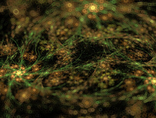 Imaginatory fractal abstract background Image