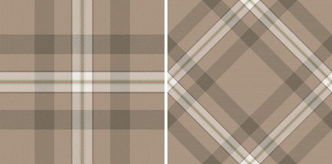Check plaid vector of fabric background pattern with a seamless textile texture tartan.