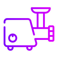 meat grinder gradient icon
