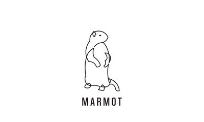 Marmo silhouette logo design, emblem, badge, label vintage design element.