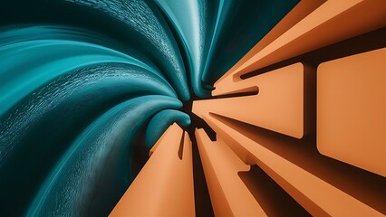 4K Abstract wallpaper colorful design, shapes and textures, colored background