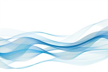 Obraz premium Abstract blue waves design for modern backgrounds