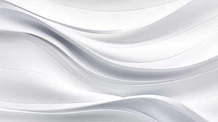 Abstract White Wavy Texture Background