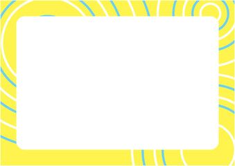 夏をイメージしたカラフルで明るい波模様の背景画像