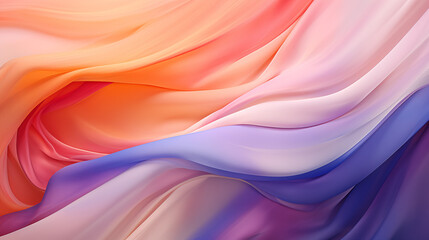 Vibrant Abstract Wave of Colorful Layers