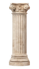 Obraz premium PNG Roman pillar architecture column white background.