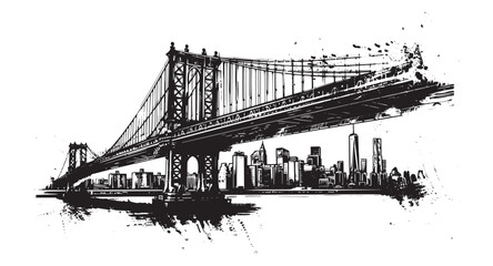 Obraz premium Brooklyn Bridge in New York 