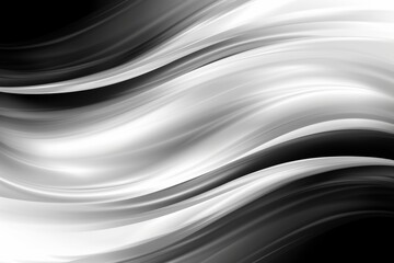 Obraz premium Elegant black and white wave patterns for modern design