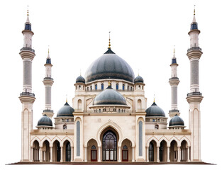 Obraz premium PNG Urban design mosque architecture building dome.