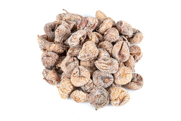 Naturally Dried apricots color orange.Sun dried Apricots Arranged Symmetrically. Dried apricot fruit.Tasty dried apricots as background, top view. Healthy snack.Image of dried soft figs from Turkey.