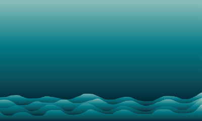 abstract background with waves