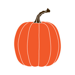 pumpkin fruit icon design