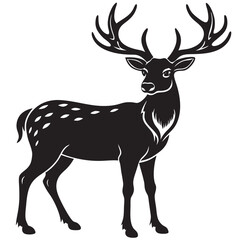 deer silhouette vector