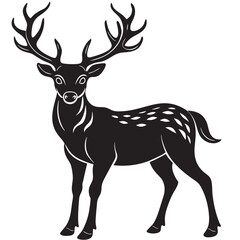 deer silhouette vector