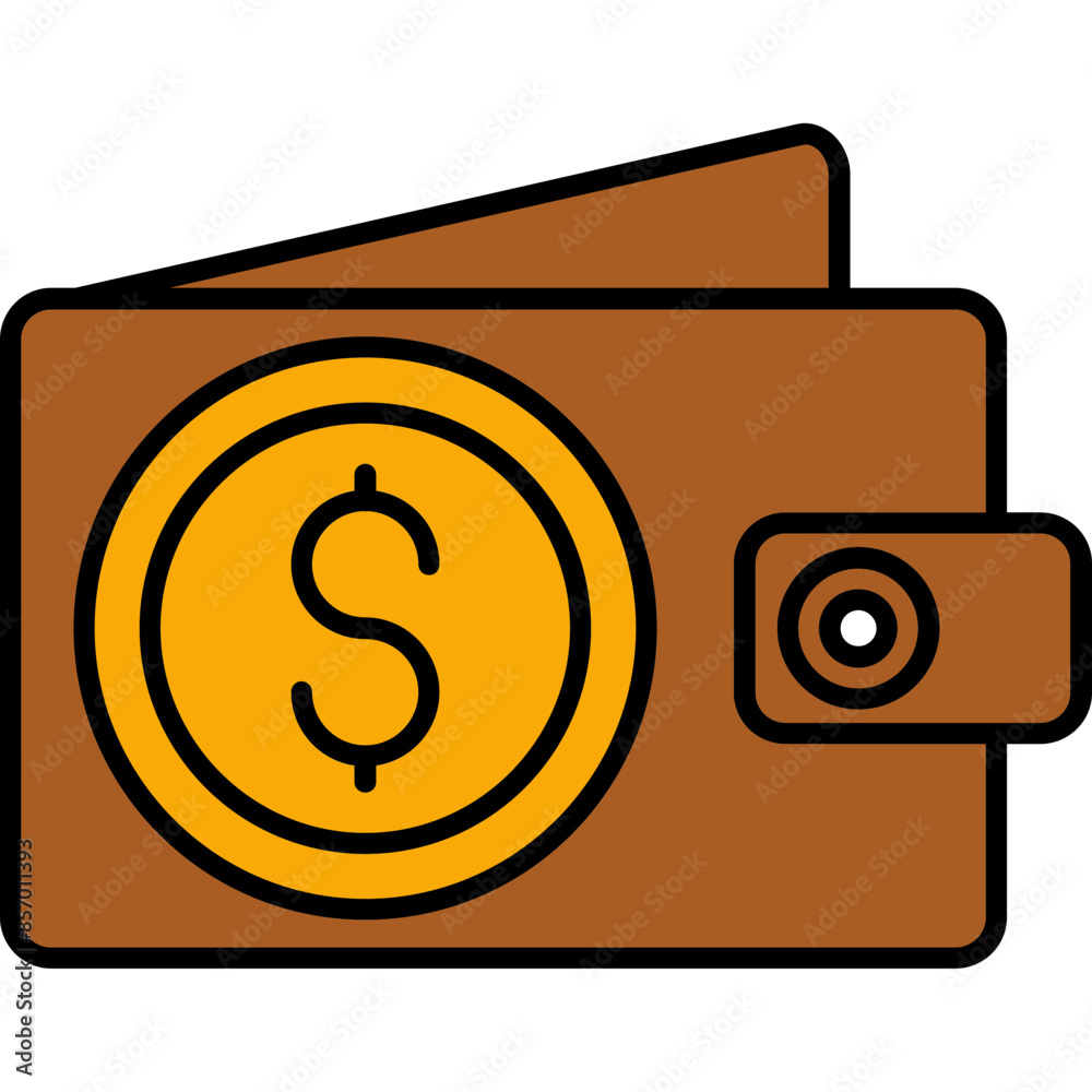 Sticker Wallet Icon