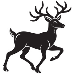 deer silhouette vector