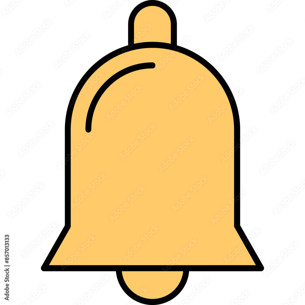 Sticker notification bell icon