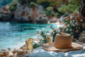 summer props lifestyle, relax