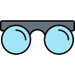 Fototapeta premium Vintage Glasses Icon