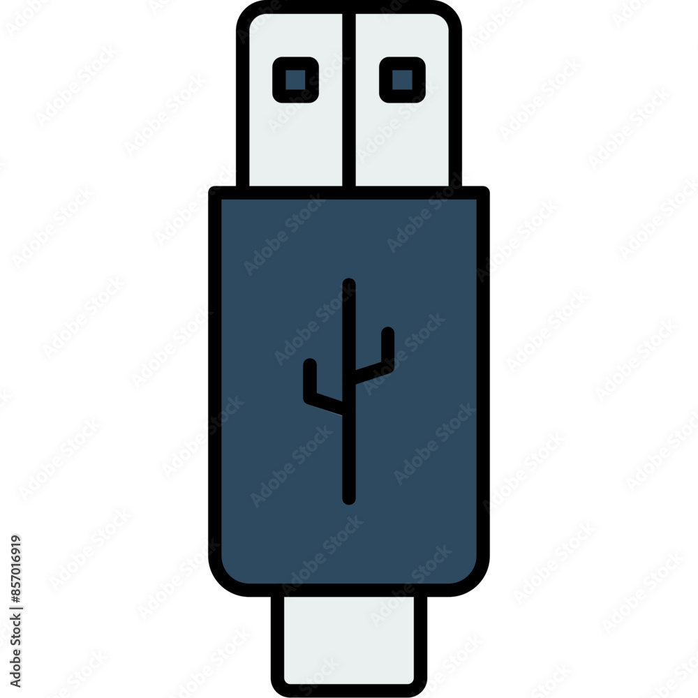 Wall mural Usb Icon