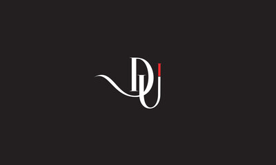 DU, UD, U, D Abstract Letters Logo Monogram