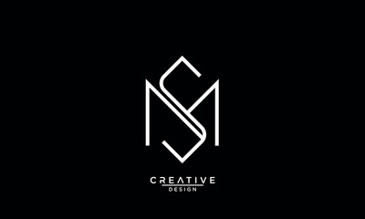 AM, MA, A, M, Abstract Letters Logo Monogram