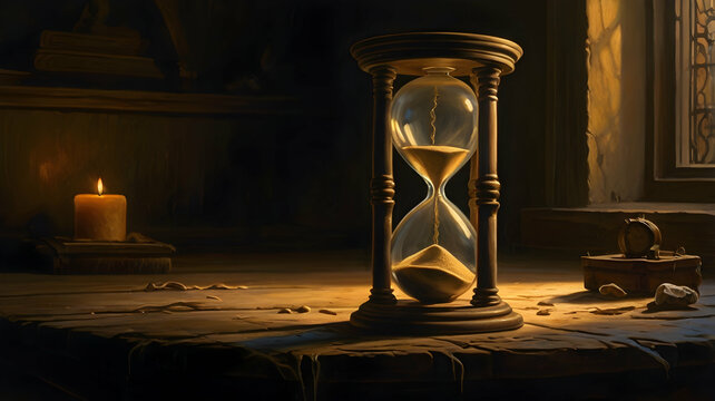 Classic Hourglass - Measuring Time with Vintage Elegance