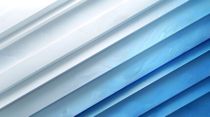 Obraz premium Abstract Blue and White Geometric Background with Diagonal Lines and Textured Patterns