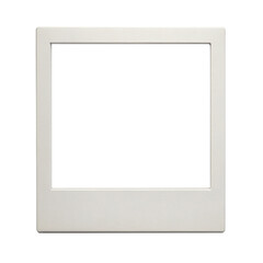 Polaroid Frame PNG Mockup on White Background