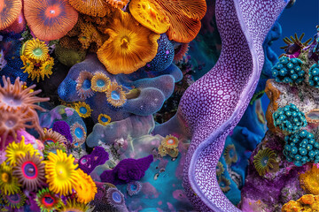 Obraz premium The extraordinary beauty of the underwater ecosystem