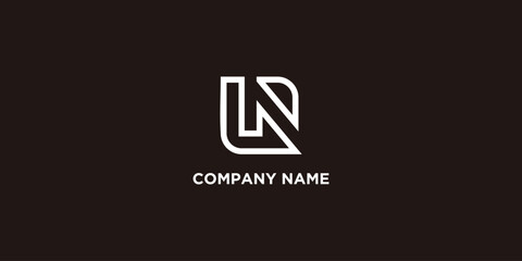 creative letter n logo 