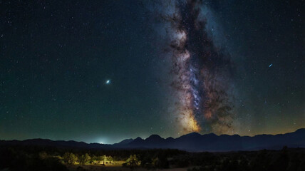 Fototapeta premium milky ways of beauty