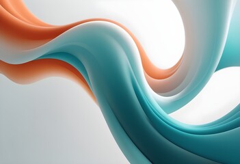 Obraz premium Abstract 3d gradient background, artistic blur fluid gradient wallpaper