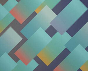 Rectangular shape with colorful gradient. Abstract modern background.