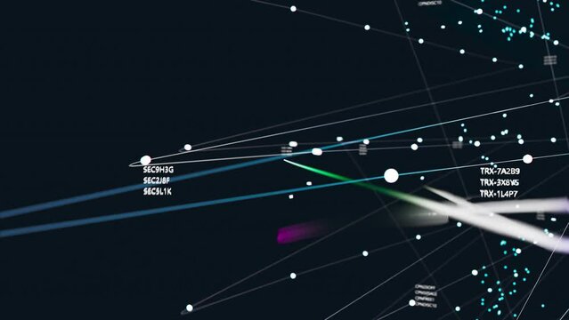 Dark Screen Replacement Background: 3D isualization of an AI Neural Network Interface, Show Dynamic Data Flow and Connections. Machine Learning and Artificial Intelligence Visual Concepts