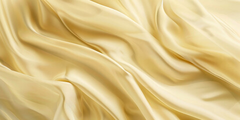 Obraz premium A light yellow wide banner background provides a soft and inviting canvas, perfect for conveying warmth, positivity, and clarity